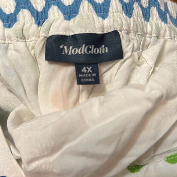 ModCloth rainbow art teacher midi skirt‎ NWOT Size 4X - Picture 12 of 13